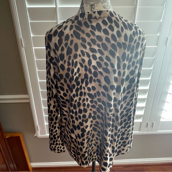 INC International Concepts Animal Print Top - Picture 6 of 8
